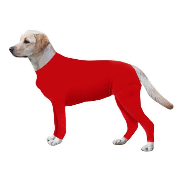 Hond Strakke Kleding Voor Golden Retriever Grote Honden Pet Warme Kleding Outfit Vest Voor Small Medium Honden Geen Huisdier haar Overal: SCARLET / S