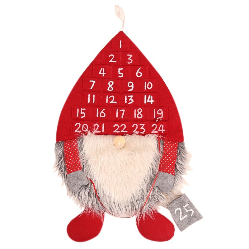 Kerstfeest huisdecoratie bos kerstman kalender huis woonkamer wanddecoratie deur feest hanger 1