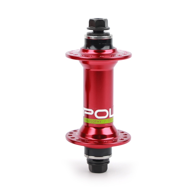POLSO BH002F BMX Cubo dianteiro de bicicleta alumínio Aolly 36 furos 2 rolamentos Cubo de bicicleta: Verde