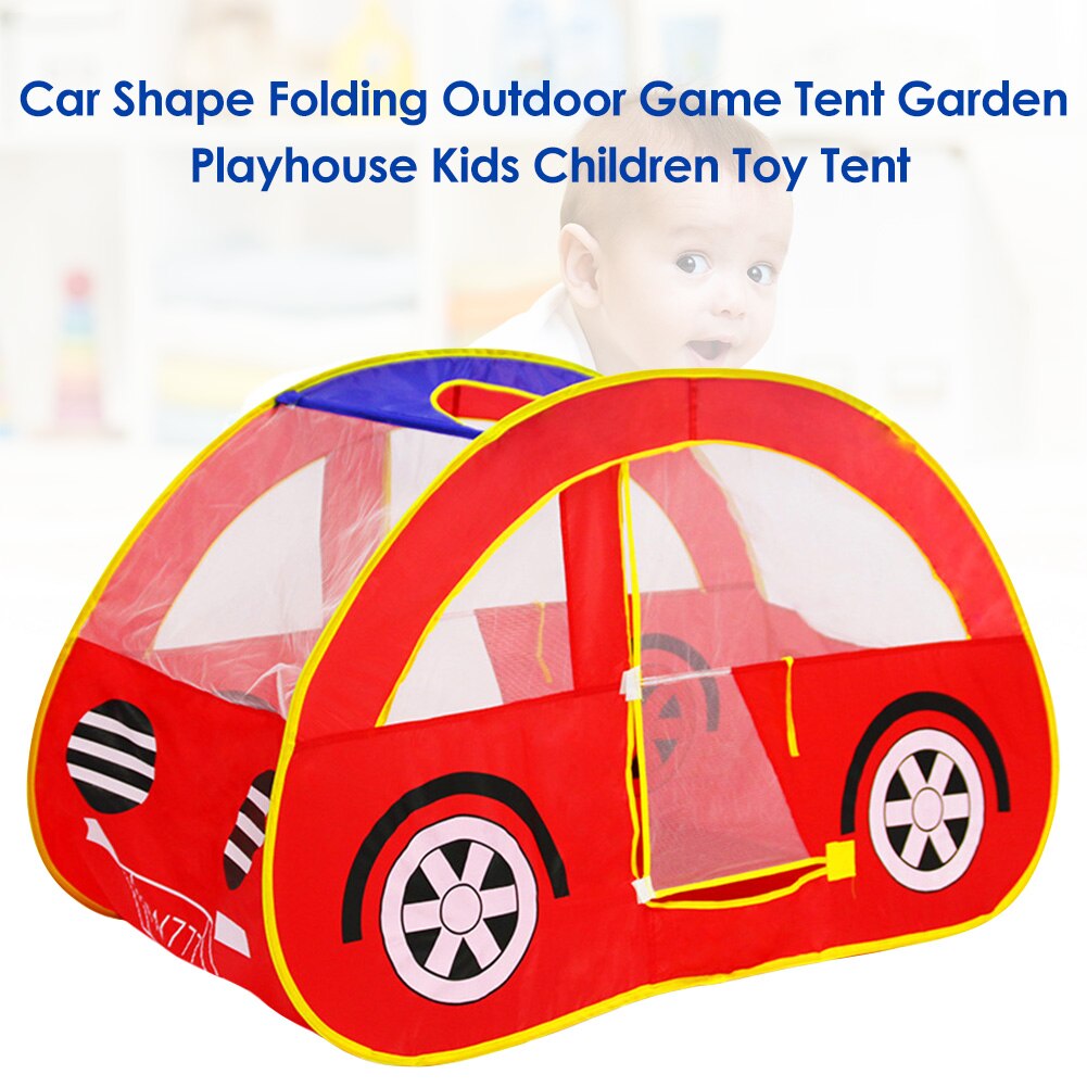 Play House Car Shape Folding Outdoor Game Tent Garden Playhouse Kids Children Toy Tent Garden Playhouse