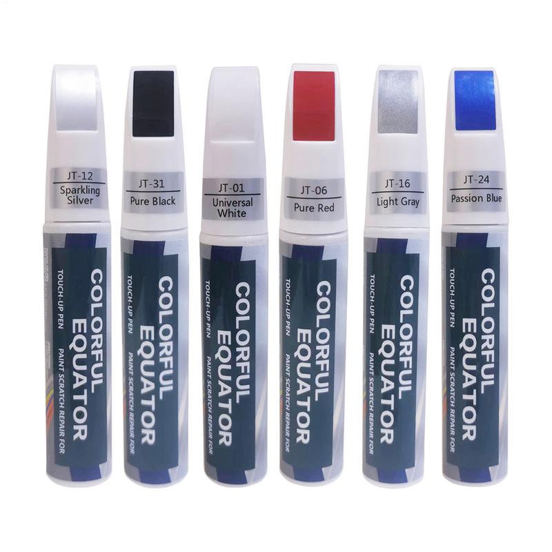 Car Paint Pen Waterproof Portable Auto Vehicle Paint Pen Fast Drying Marker Car Accessories White Black Blue Red Silver Grey