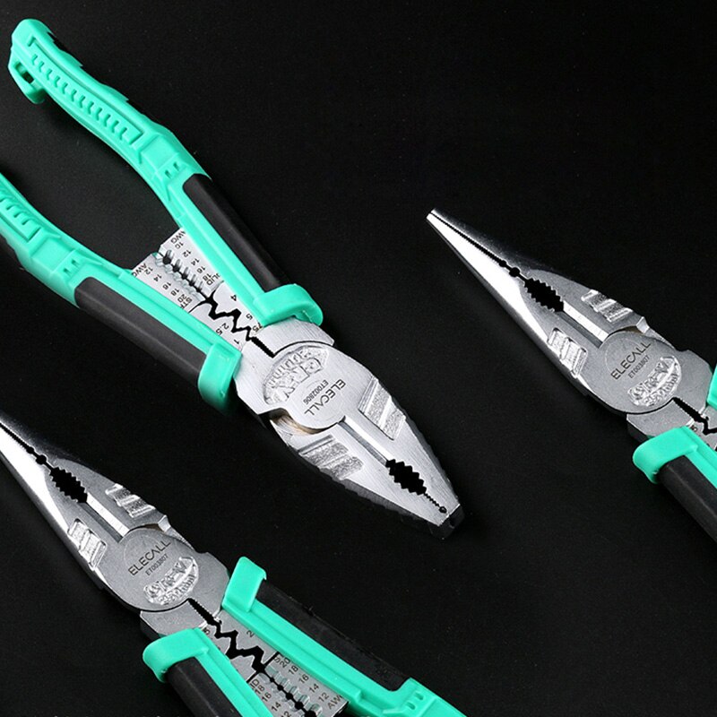 ELECALL Wire cutter pliers Long nose nippers Diagonal Beading Cable Wire Side Cutter Cutting Nippers Pliers Jewelry hand tools