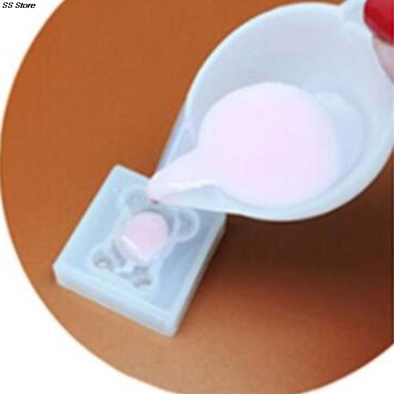 1 Set Reusable Mixing Nonstick Measuring Cups Silicone Stir Stick Liquid Epoxy Resin Jewelry Making DIY Tools