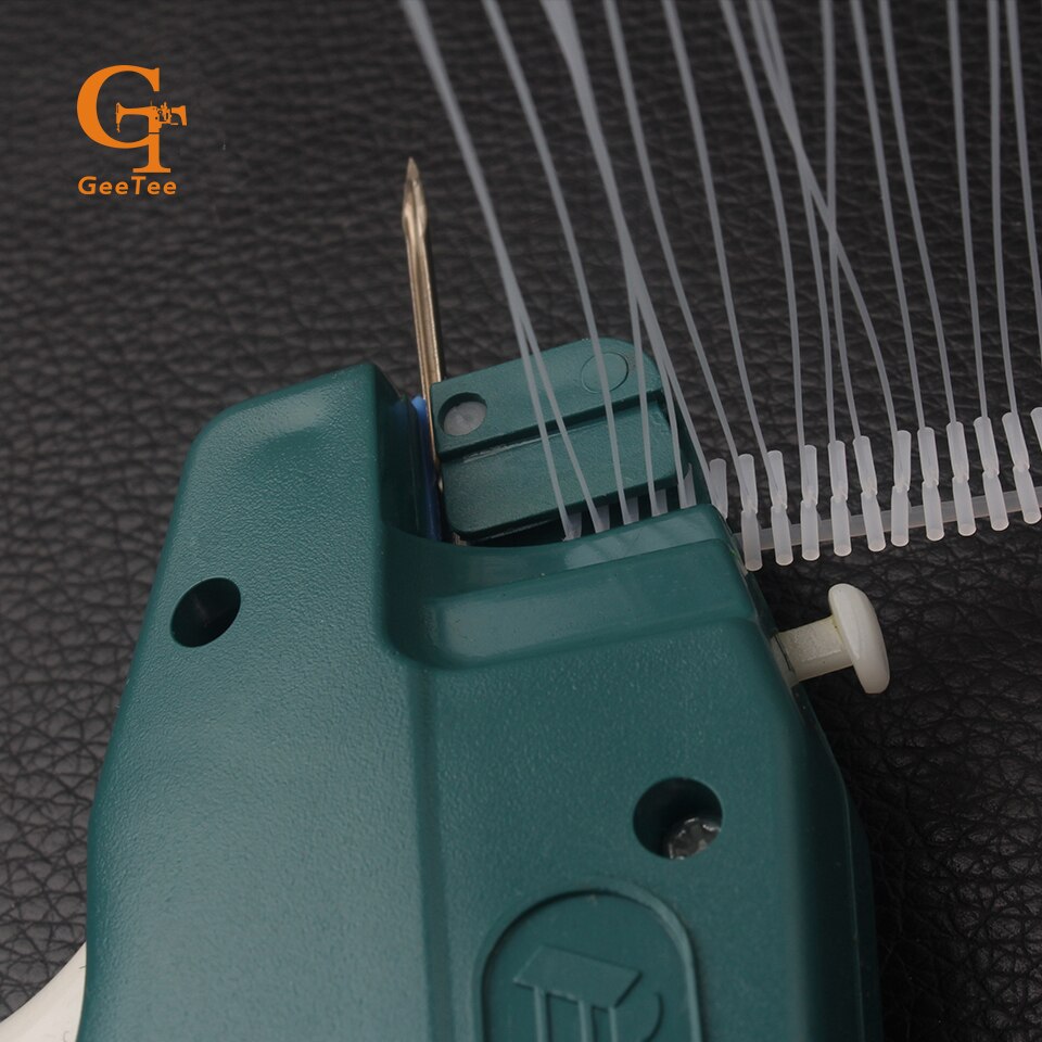 Papier hang Tag/swing tag Guns + 1 Tagging + 1000 Barbs + 5 Staal Naalden Machine Set tool, prijs opknoping tag gereedschap