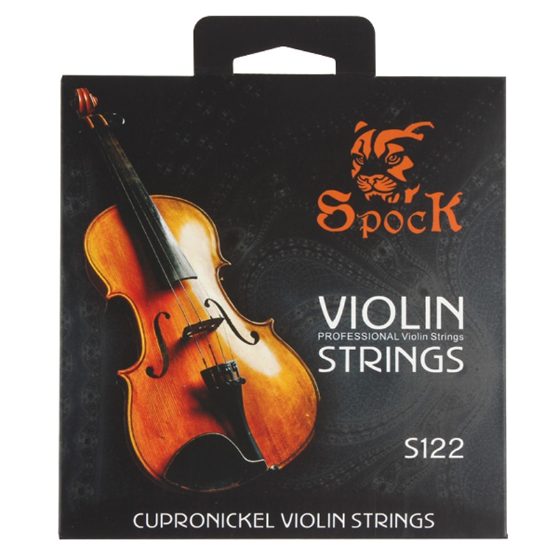 10 SET Spock S122 Nickel Silver Violin Strings fit... – Grandado
