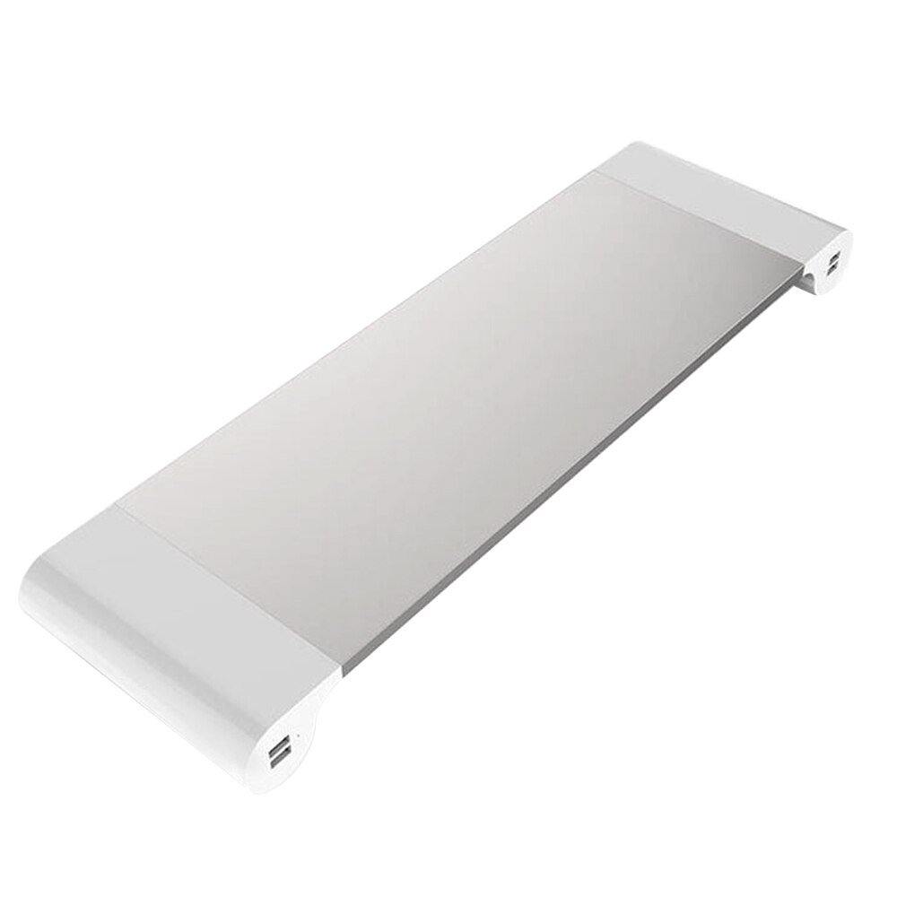 Hawken aluminiumslegering romstangmonitor stativ bord med 4 usb -porter for imac macbook datamaskin bærbar under 20 tommer