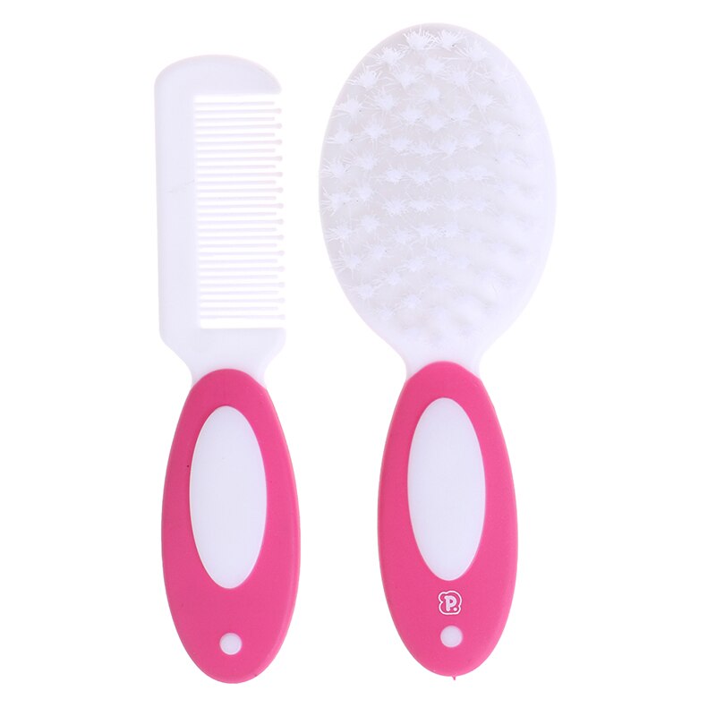 2 pièces/lot bébé garçon fille brosse peigne ensemble Portable bain lavage brosse -né bébé soin accessoire bébé cheveux brosse tête masseur