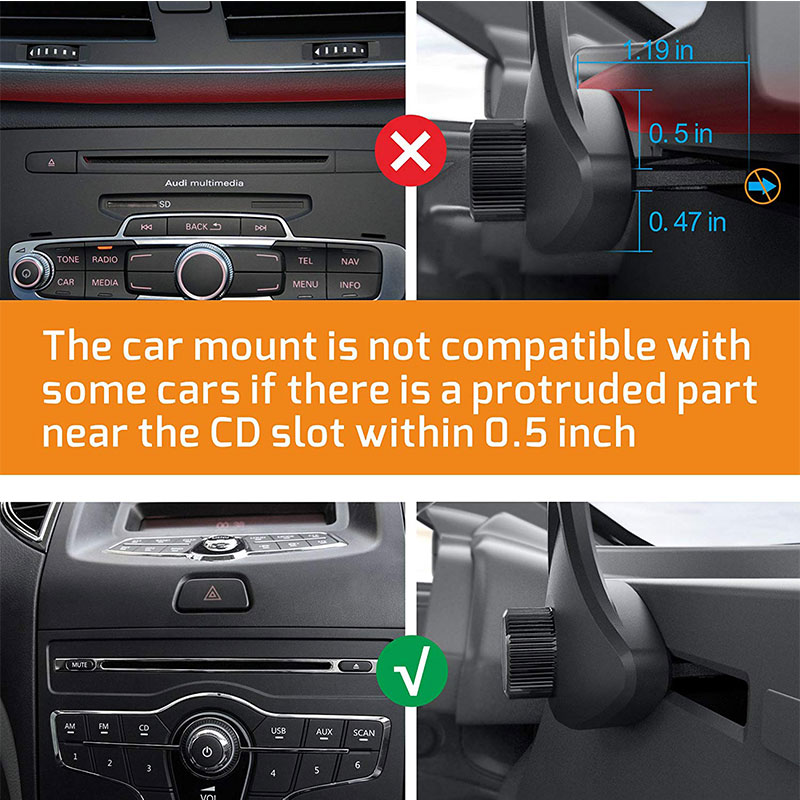 Soporte magnético para teléfono de coche, soporte Universal para teléfono móvil, ranura para CD, imanes magnéticos para iPhone