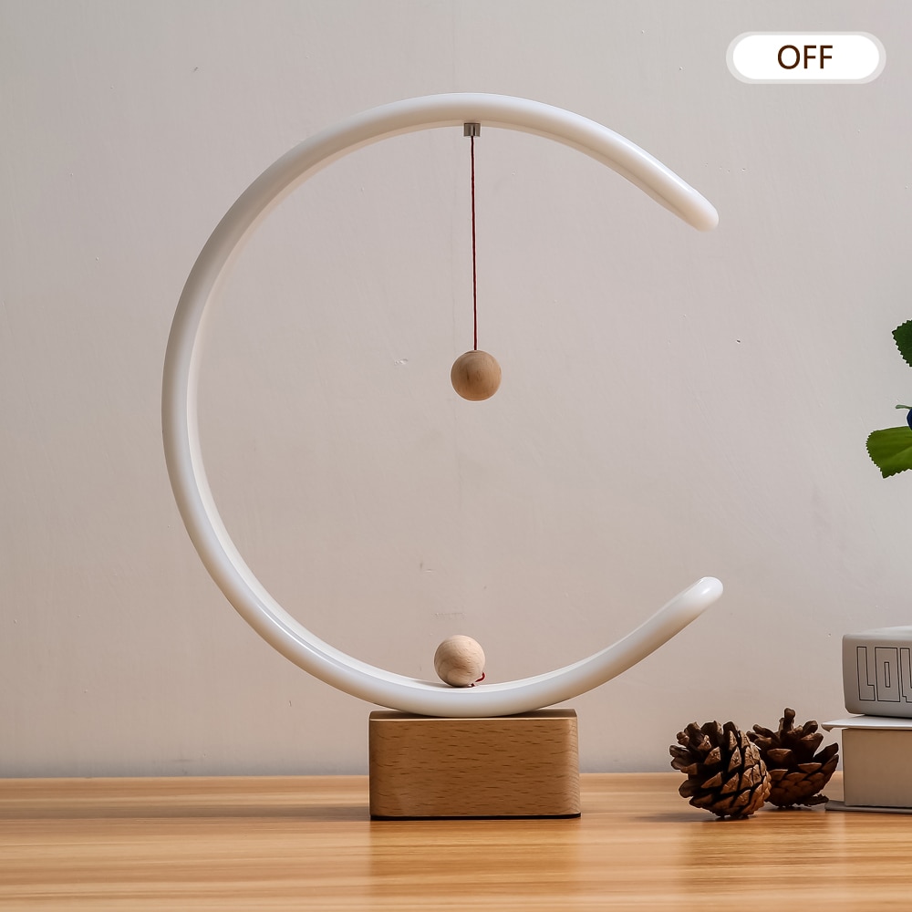 Heng balance lampe lampe à LED magnétique maison Table veilleuse interrupteur à billes magnétique lumières décor à la maison veilleuse goutte