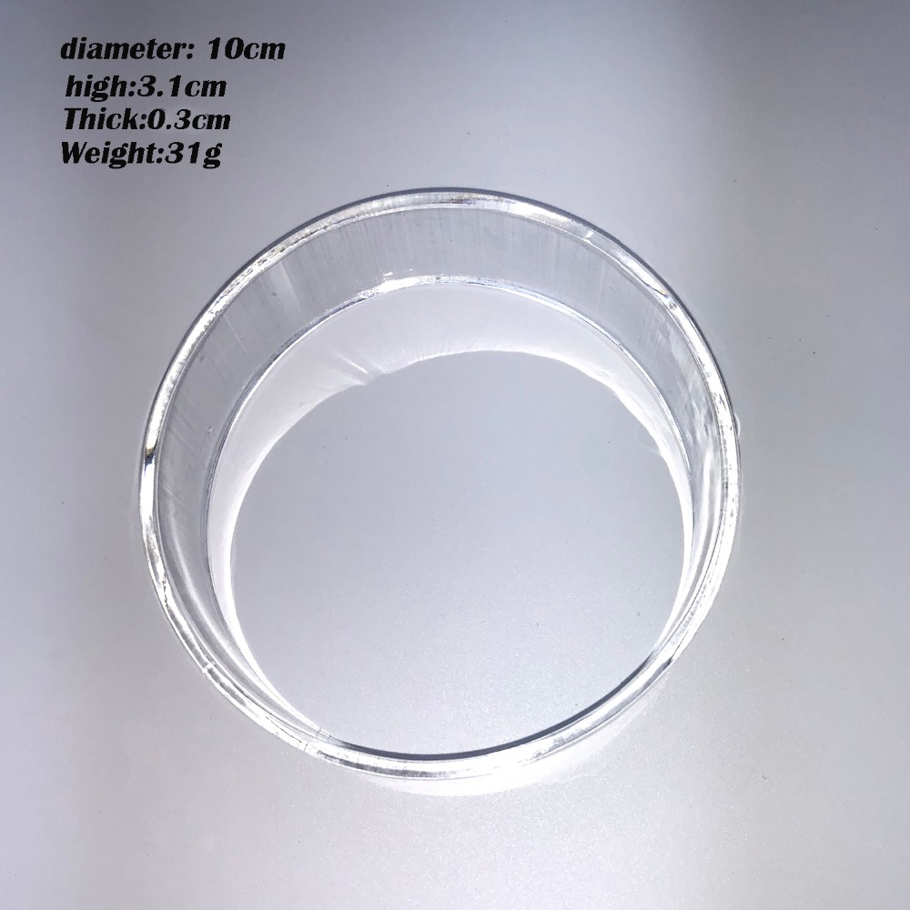 10 x 3cm genomskinlig akryl boll rund stativ display hållare rack stöd bas för  #2 #3 #5 #7 basket baseball volleyboll