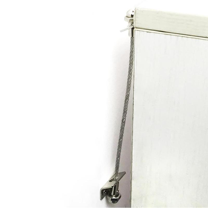 1 Set Anti Tip Furniture Anchors Safe Straps for Cabinets Bookcase Dresser Thickened Steel Plate Base Childproof Dresser Furnitu