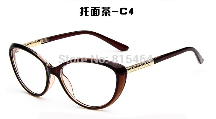 Japanse Cat Eye Vrouwen Brillen Frame UV400 Bescherming Vrouwelijke Computer Bril Monturas De Gafas Occhiali: C4