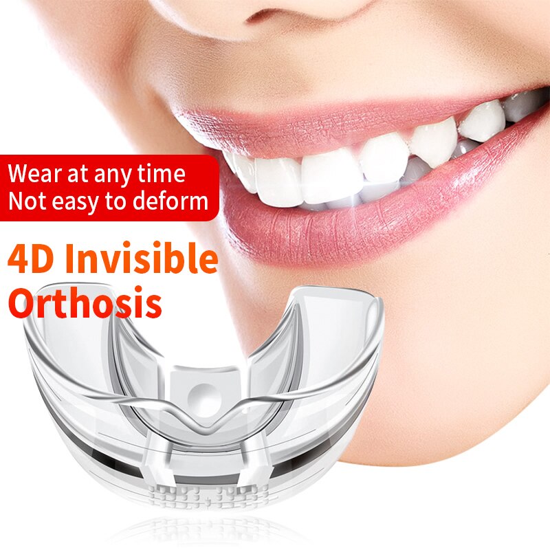 Multi Funzionale Invisibile apparecchio Dentale Allineamento allenatore Denti Fermo invisibile Correzione anti Molare Bocca Guardia