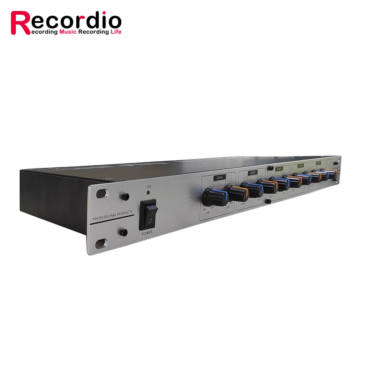 GAX-406 Mono amplificatore professionale 2 del distributore dei sistemi di zona Audio in 4 fuori XLR per la fase