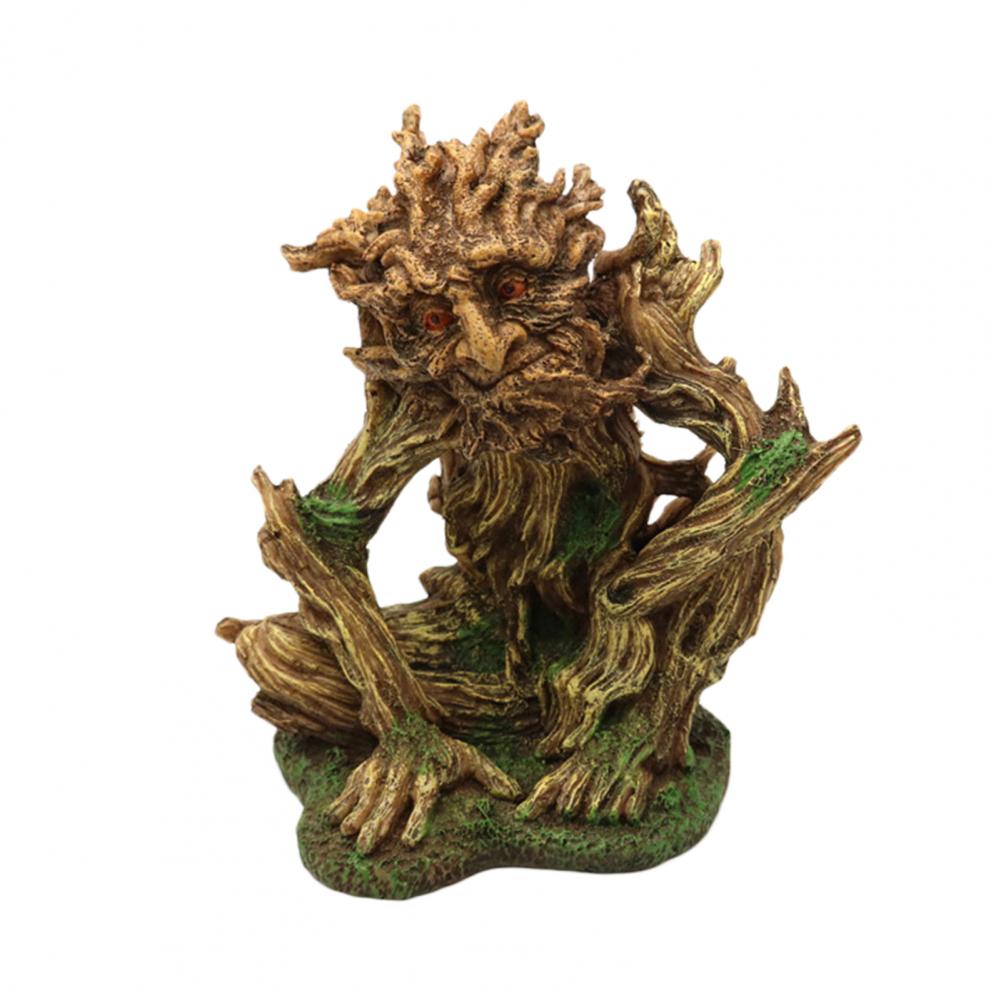 Fish Tank Ornament Compact Fish Tank Ornament Aquarium Landschapsarchitectuur Decoratie Cave Habitat Hars Rotstuin: Default Title