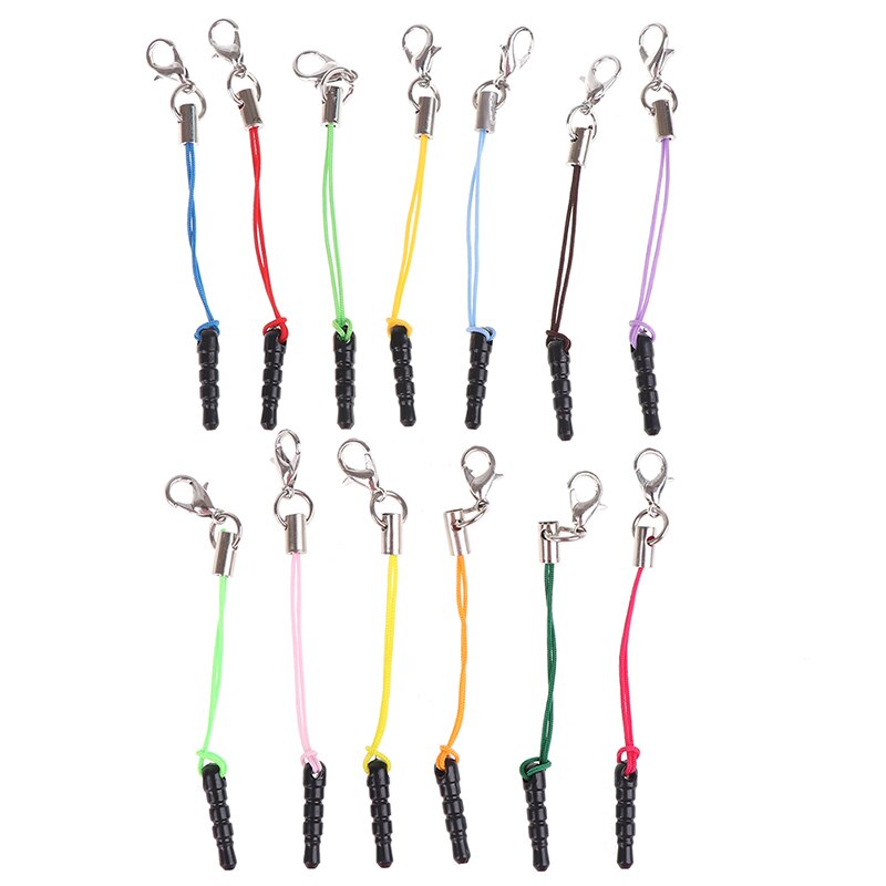 10Pc Hanger Telefoon Stof Plug Stofdicht Plug Met Kreeft Knop