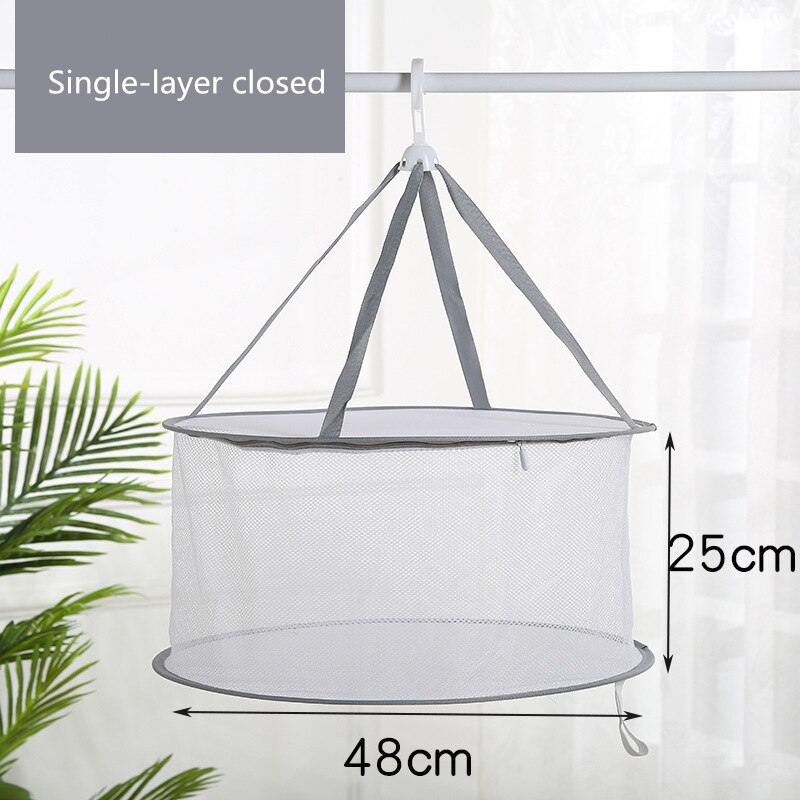 1pc Foldable Clothes Drying Net Basket Socks Underwear Sweater Drying Net Hanging Clothing Drying Basket Organizer Protect Cloth: Type 8