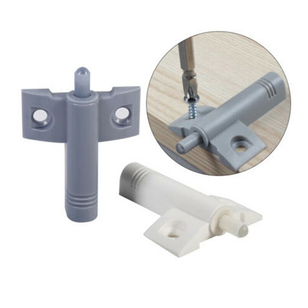 10pcs Damper Buffer For Cabinet Door Drawer Wardrobe Furniture Bumper Plastic Stopper Household Kitchen Hardware With Screws