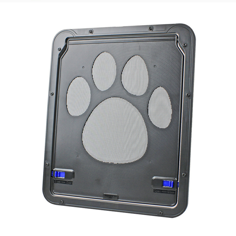 Kat Deur Flap Gate Puppy Kitten Veilige Afsluitbare Flap Deur Abs Plastic Flap Gate Pet Hond Kat 4 Manier afsluitbare Scherm Venster