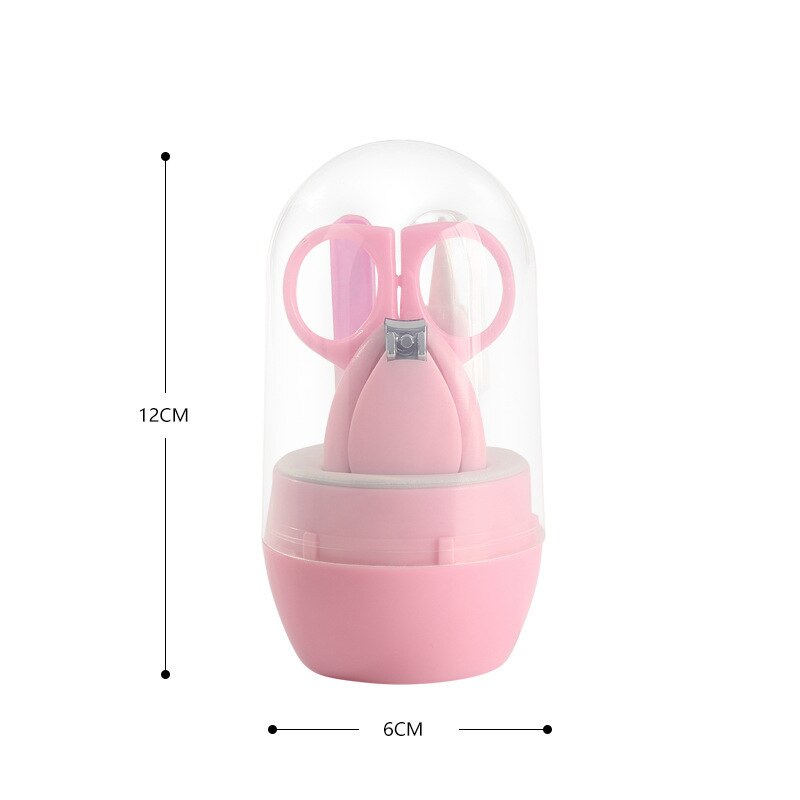 4 Stck/1 einstellen Baby Nagel Trimmer Manikübetreffend Werkzeuge Schere Pinzette Haarschneidemaschine Nagel Datei Neugeborene Kleinkind Baby Pflege Mit lagerung Kasten