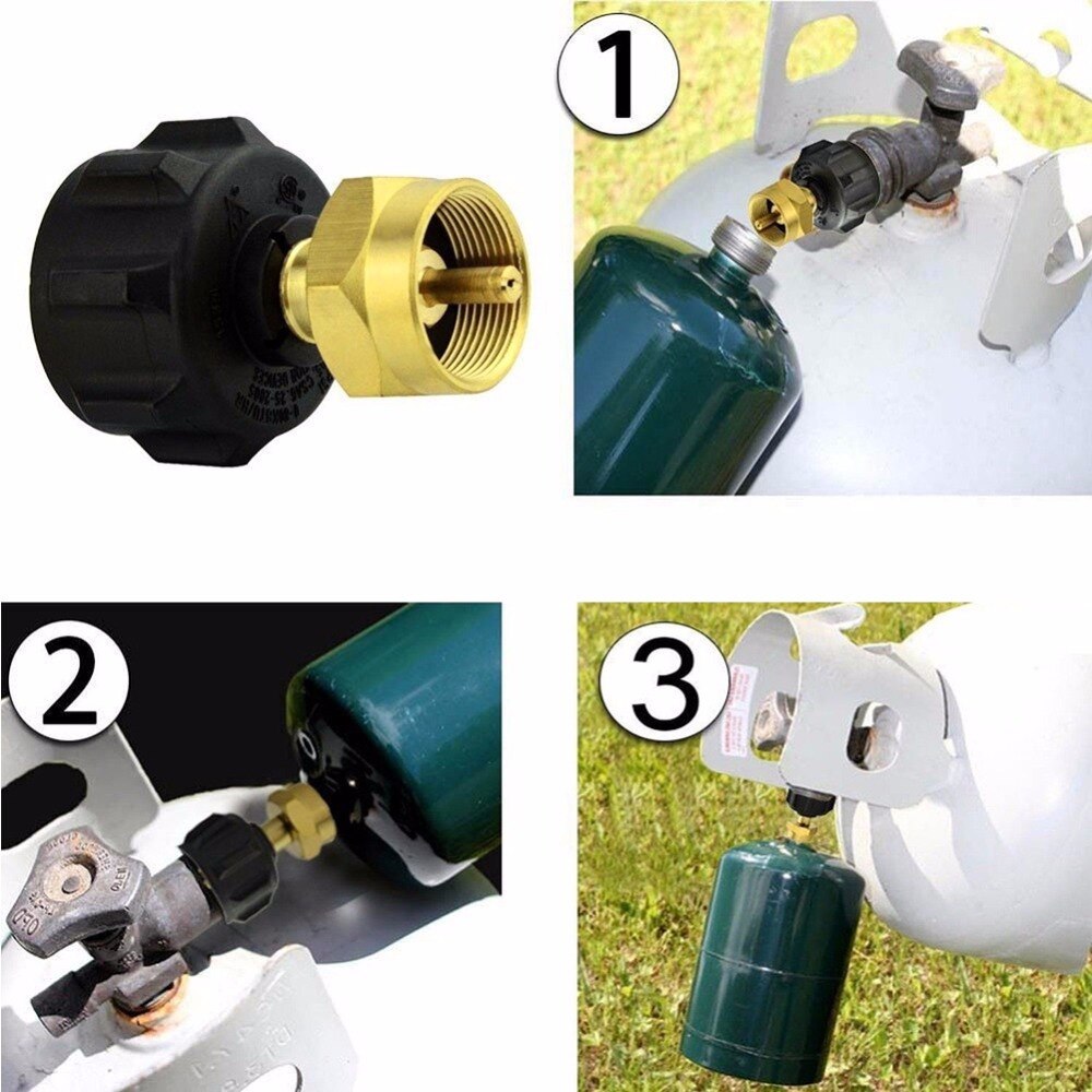 1 Lb Gas Propaan QCC1 Regulator Valve Propaan Refill Adapter Outdoor Bbq