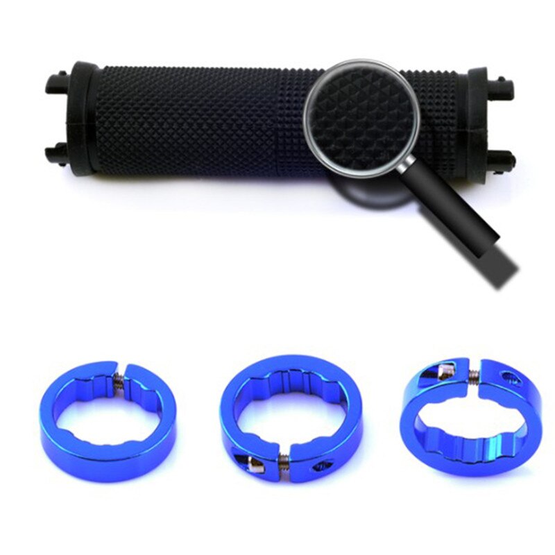 Convenient Durable 1 Pair Double Lock On Locking Mountain BMX Bike Bicycle Cycling Handle Bar Grips#259747