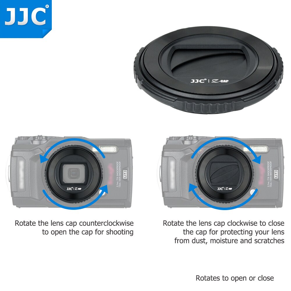 JJC-Tapa de lente para cámara de LB-T01, accesorio Protector de lente para Olympus tg6, tg5, tg4, tg3, tg2, tg1, TG-6, TG-5, TG-4