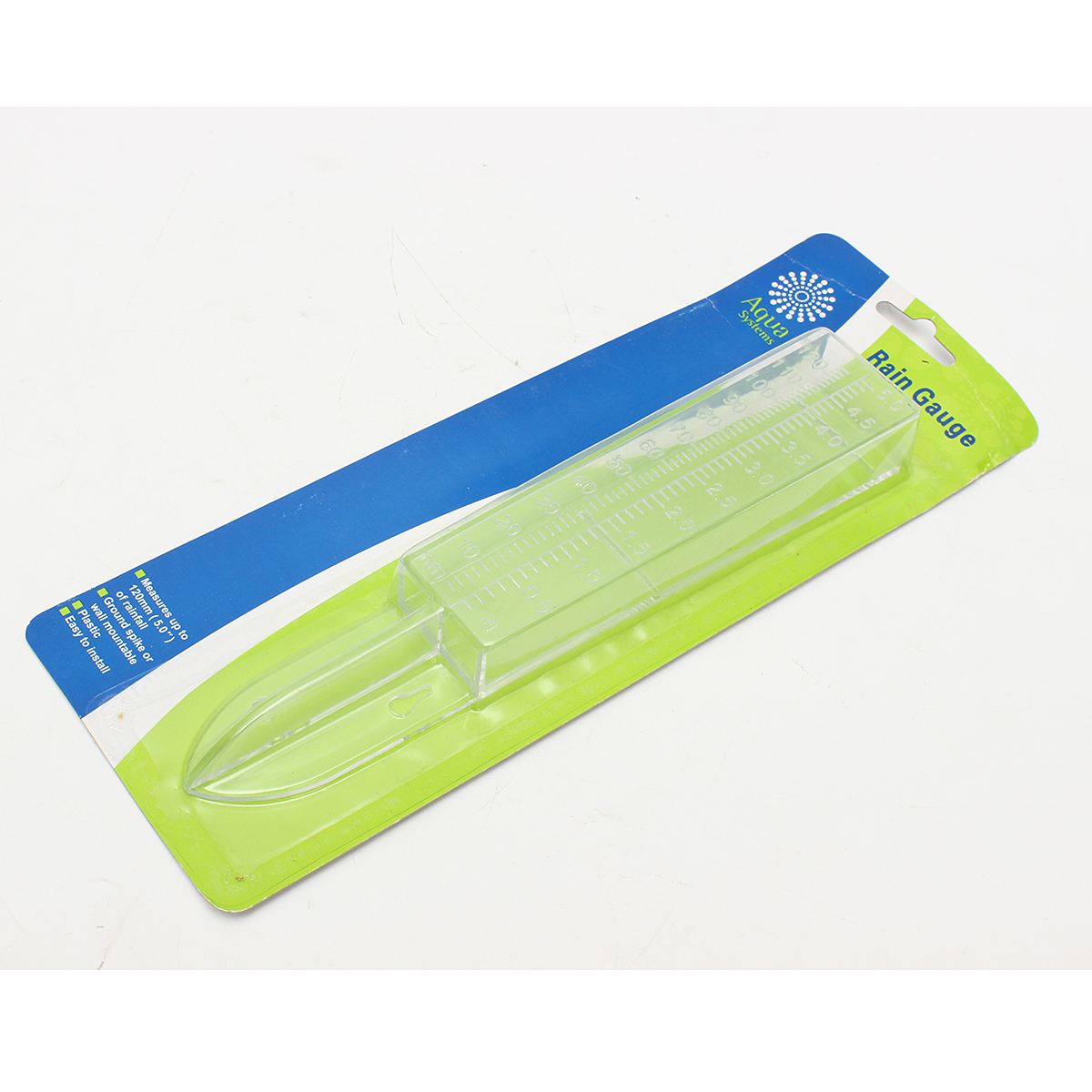 150mm 120ml Acrylic Material Plastic Dual Scale Rain Gauge Garden Water Ground