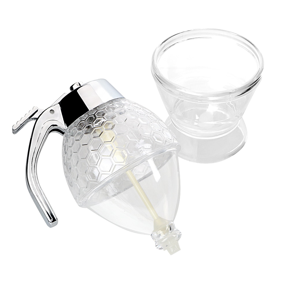 Juice sirup kopp bi drypp dispenser vannkoker kjøkken tilbehør honning krukke beholder oppbevaring gryteholder klemme flaske