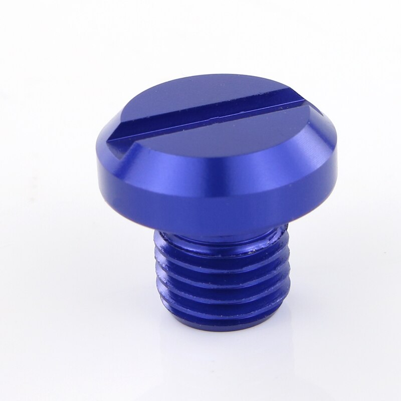 Pour Kawasaki Z125 Z400 Z650 Z800 Z900 Z900RS Z1000 2 pièces CNC Miroir Bouchons Couvre Vis Accessoires De Moto En Aluminium: Blue