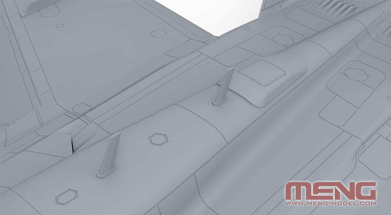 MENG LS-014 1/48 Scale BOEING &#39;&#39;EA-18G GROWLER&quot; ELECTRONIC ATTACK AIRCRFT Plastic Model Kit