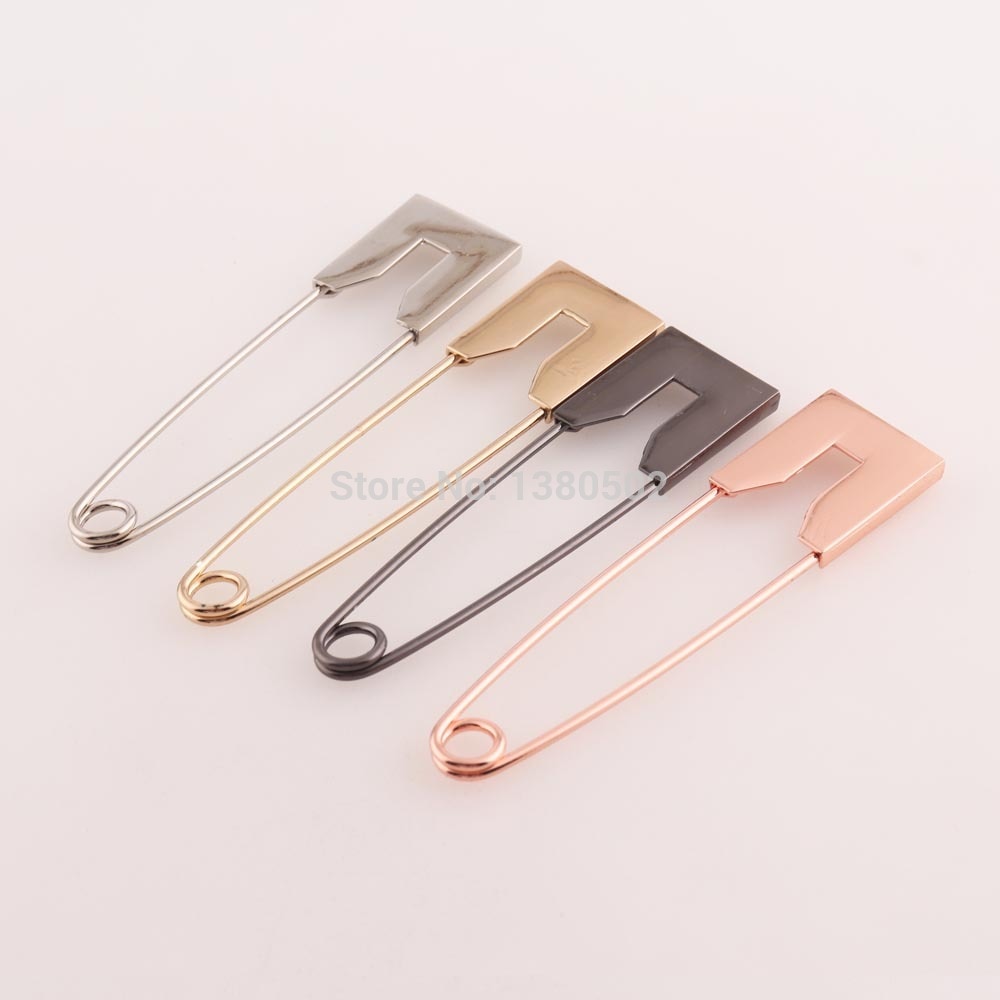 5 stks/partij 80mm zilver/rose gold/zwart/goud kleur grote Veiligheidsspelden Broche Pins Naaien Tool