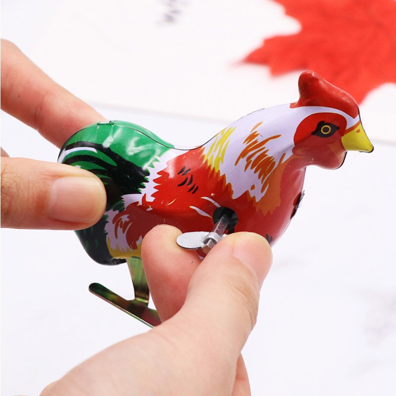 Jouet en étain à remonter, Jouet mécanique, poulet grenouille réservoir, jouets pour enfants De 2 à 4 ans
