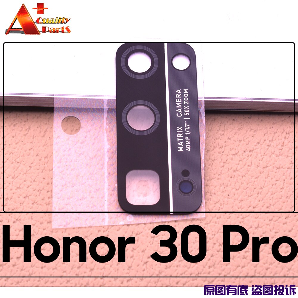 Original Zurück Hinten Kamera Objektiv Glas Abdeckung Ersatz Abdeckung Für Honor 30 Pro + 30S Ansicht 30 v30 pro: Dunkelblau