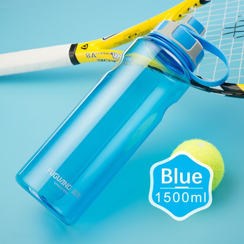 1000ml/2000ml Cycling Bike Water Bottle Bicycle Portable Kettle Water Cup Plastic Outdoor Sports Mountain Cycling Drink Bottles: 93 Blue 1500ml