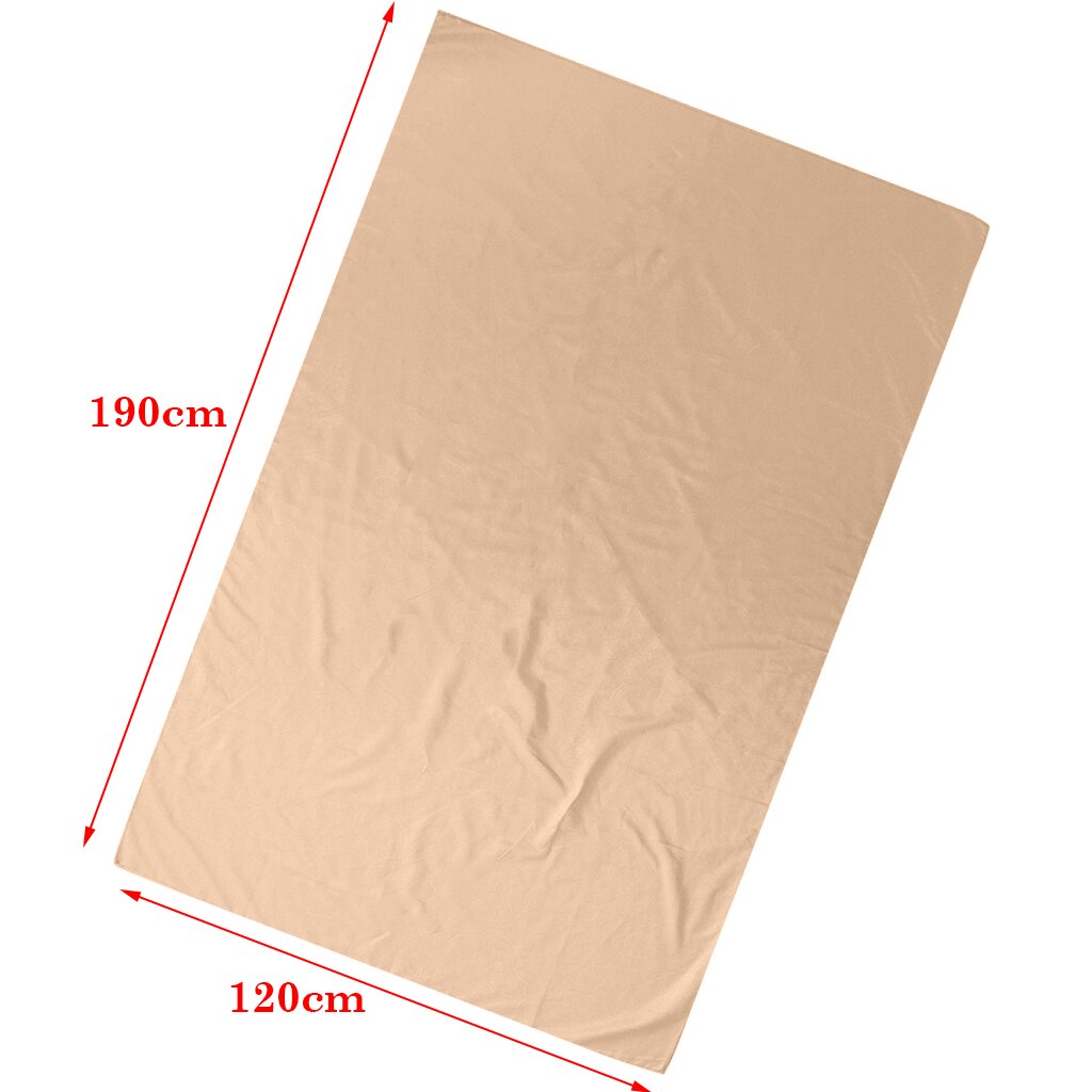 Couverture de Table de Massage en lin de beauté professionnelle, drap plat pour le visage, imperméable à l&#39;huile, convient à la plupart des lits de cosmétiques 190x120cm: Camel