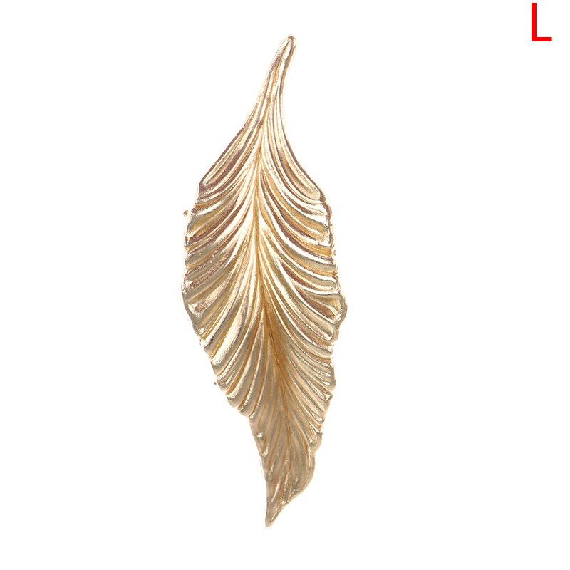 Sliver Gold Boom Blad Koper Meubilair Keuken Handles Kabinet Knop Voor Garderobe Lade Woonaccessoires: GDL