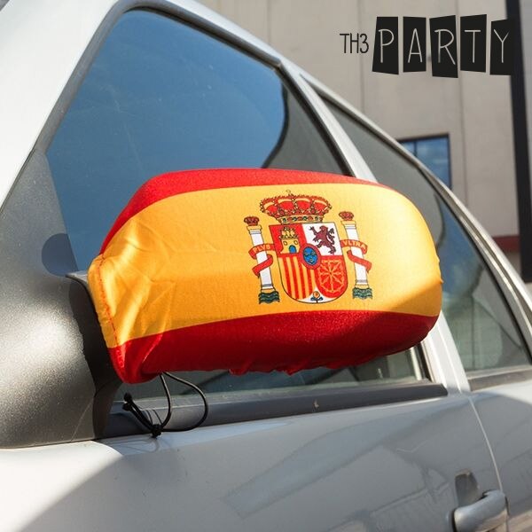 Spaanse Vlag Zijspiegelhoesjes (2stuks)