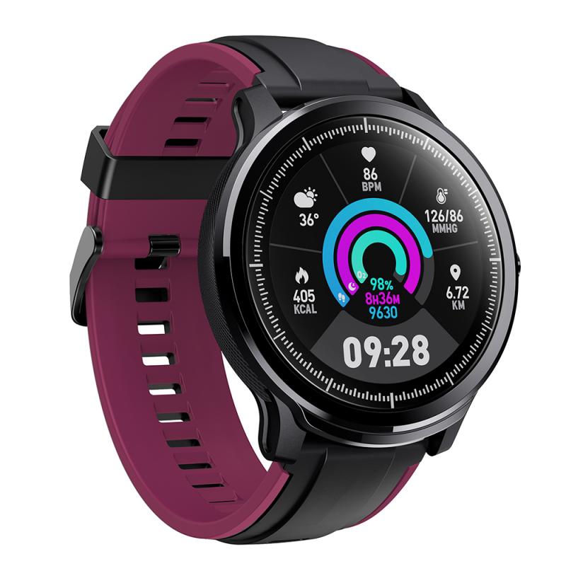 SN80 Smart Watch IP68 Waterdichte Full Touch Smart Watch Hartslag Display Bloeddruk Fitness Track Sport