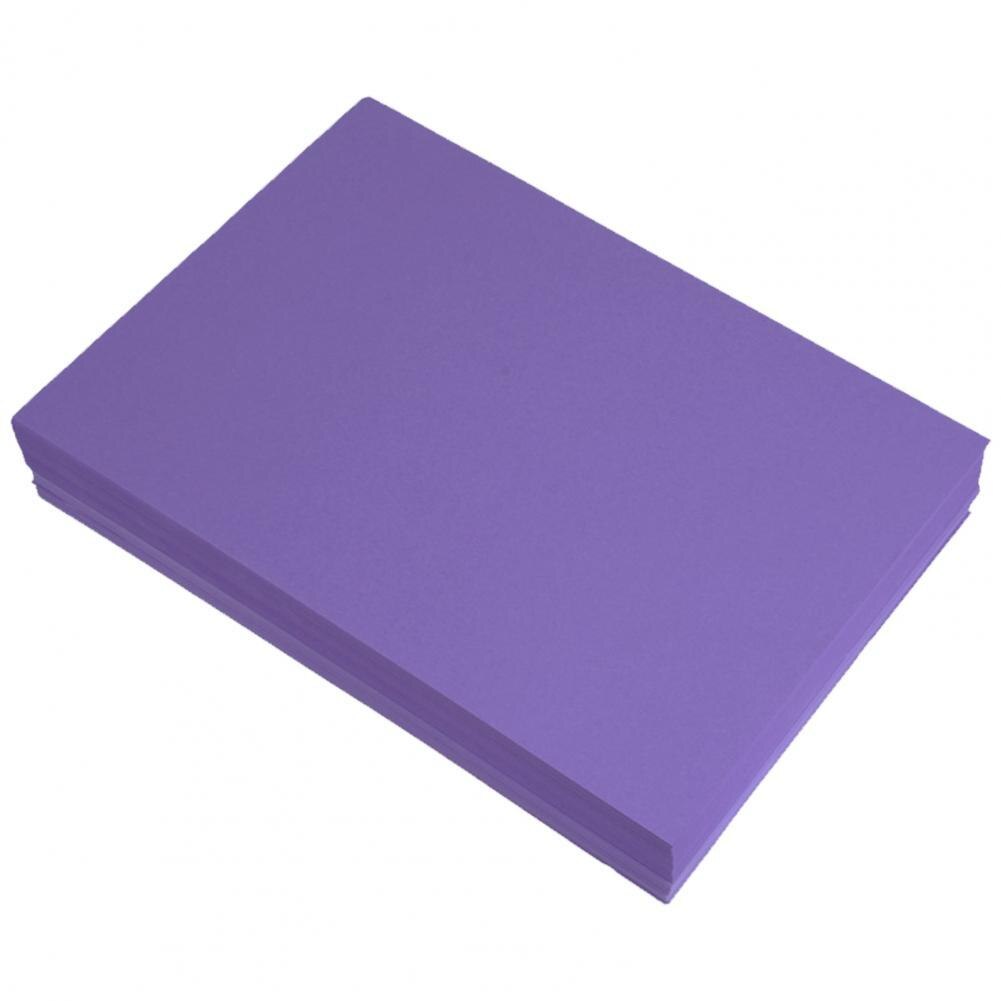 Papier à copier, 100 pièces/ensemble, festif, toucher, sans odeur, bricolage, usage double face, papier artistique pour le bureau: Dark Purple
