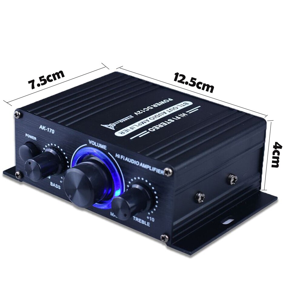 400W Home Amplifiers Audio No Bluetooth-compatible Amplifier Subwoofer Amplifier Home Theater Mini Amplifier