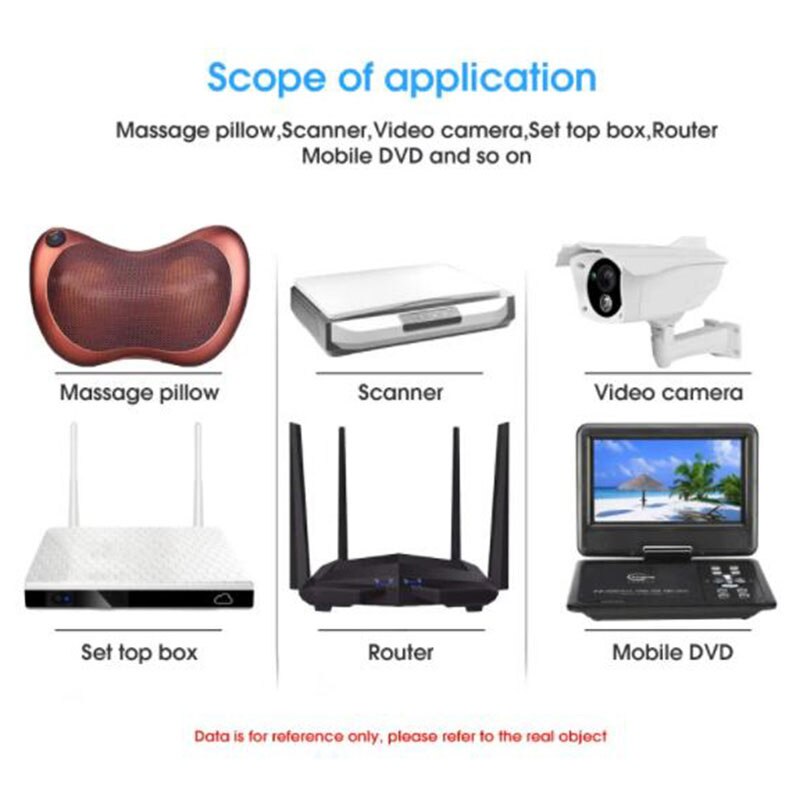 Adaptateur d&#39;alimentation 12V 5a 5000ma AC 110V 220V à DC 12V 5a, convertisseur chargeur de commutation universel Q
