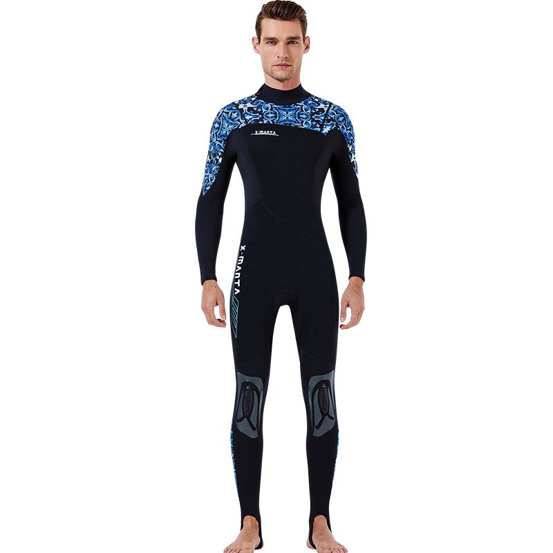 Dive&amp;sail Full Wetsuits 1.5mm Neoprene Wetsuit Back Zip Long Sleeve Diving Surfing Snorkeling-One Piece Wet Suit for Men Women: 3 / M
