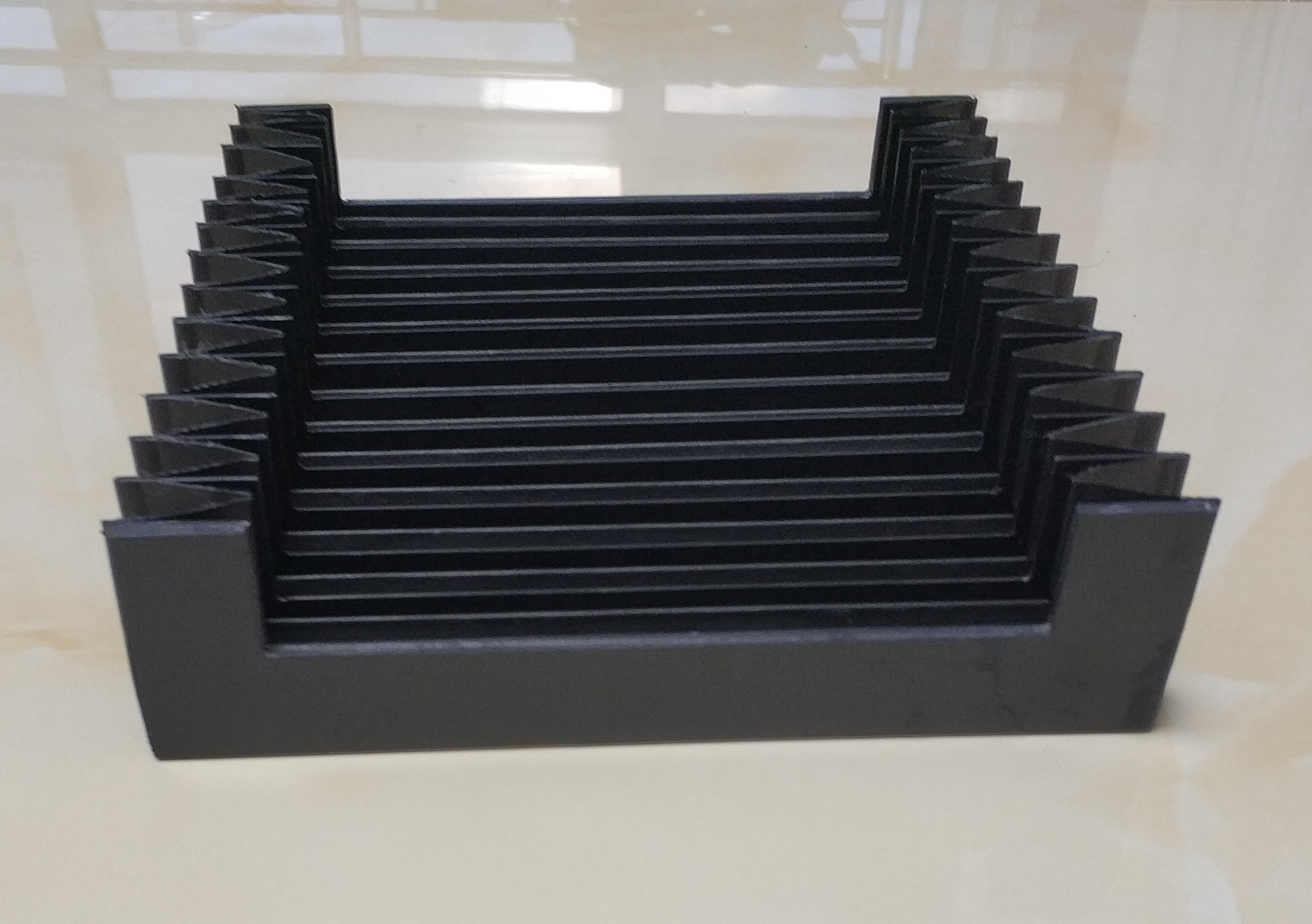 Lathe, cnc machine tools dust protection cover, inner: 205 mm x 25 mm, Lmax 525 mm