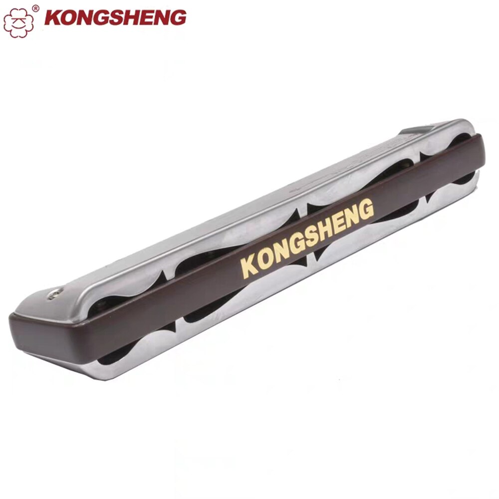 KONGSHENG Tremolo Harmonica Key Of C 24 Holes Harp Phosphor Bronze Reeds ABS Comb Musical Instruments Series 2420