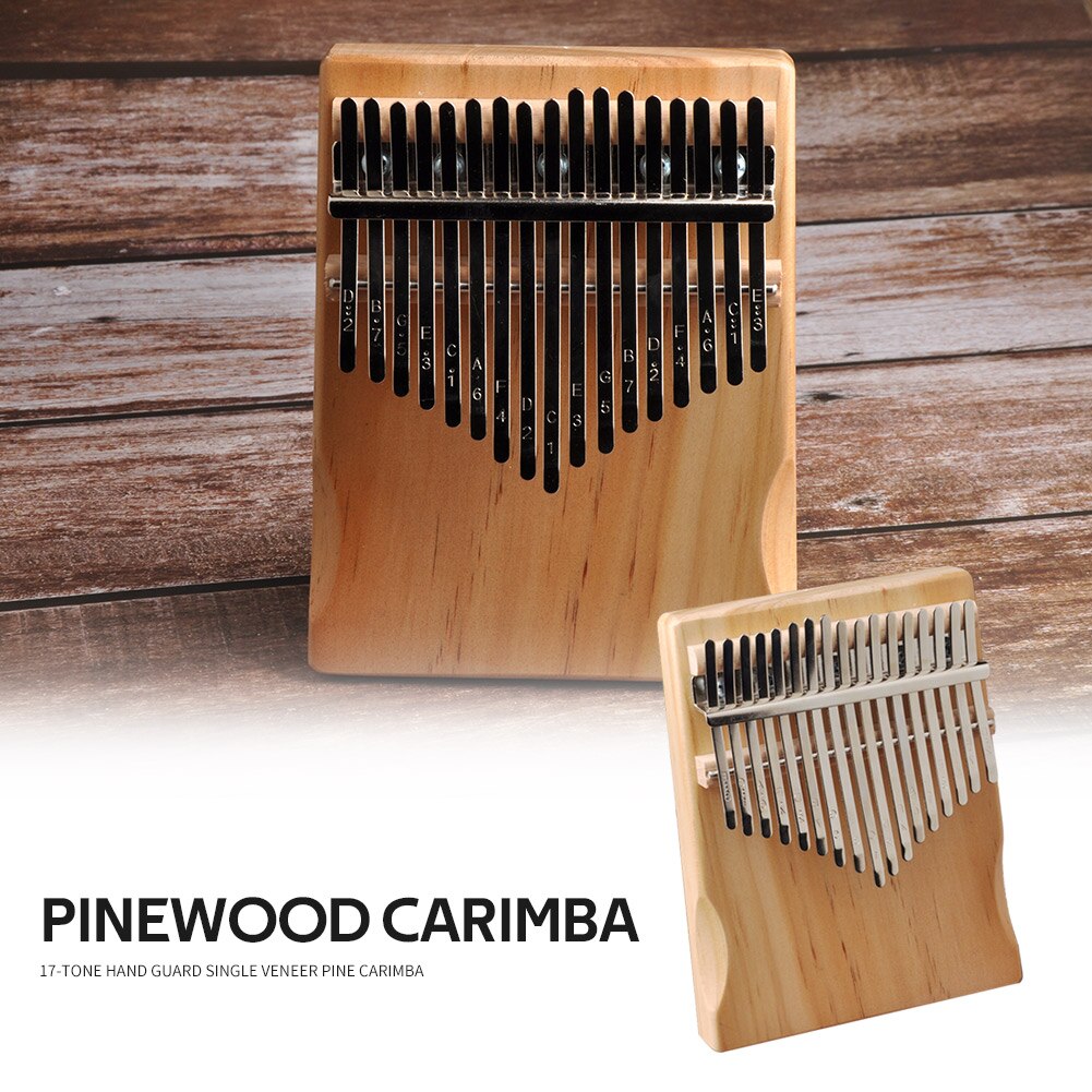 Peura soitin 17 näppäintä kalimba akaasia puu peukalo piano mbira puu kalimba soitin