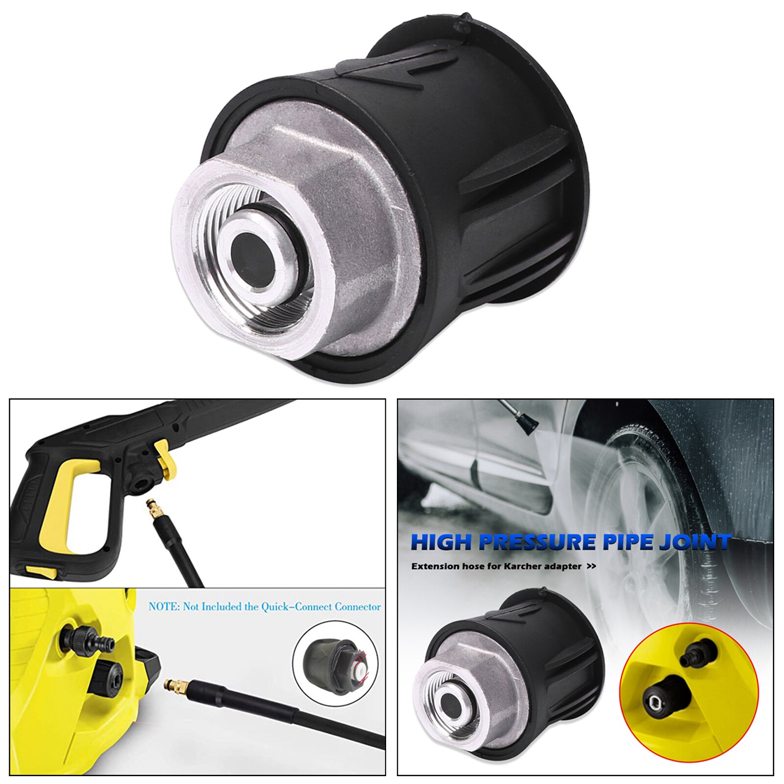 High Pressure Washer Hose Adapter M22 Connector Converter Power Washer Fitting for Washer Hose Accessories