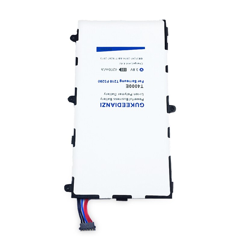 GUKEEDIANZI T4000E 6000mAh batería para Samsung Galaxy Tab 3 7,0 SM T210 T211 T215 GT P3210 P3200 de litio Tablet PC baterías