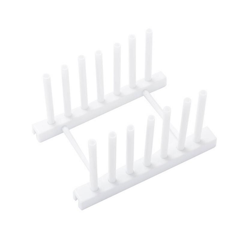 Kitchen Organizer Pot Lid Rack Dish Rack Pan Cover Stand Kitchen Accessories Spoon Holder Pot Lid Shelf Cooking Dish Rack: white