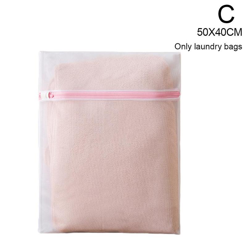 Net waszak polyester waszakken grove zak mand net waszakken voor het wassen wasbeha machines mesh  j2 y 4: C